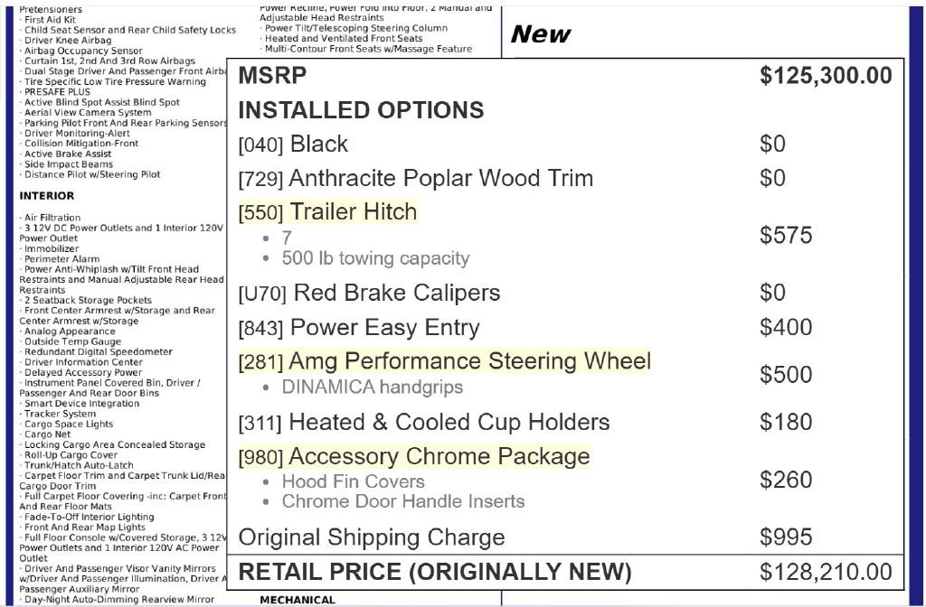 Used 2018 Mercedes-Benz GLS 63 AMG 4MATIC w/ Accessory Chrome Package image 95