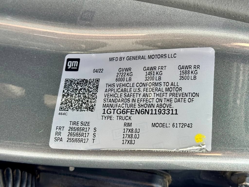 Used 2022 GMC Canyon AT4 w/ Trailering Package AWD/4WD image 24