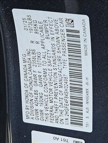 Used 2025 Honda Civic FWD Hybrid Sedan image 23