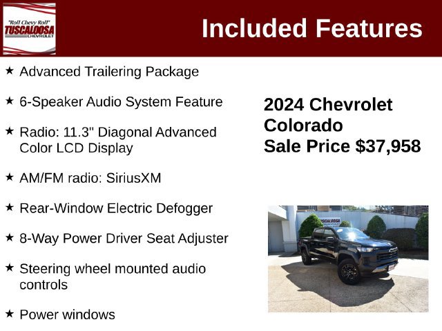 Certified 2024 Chevrolet Colorado Trail Boss w/ Advanced Trailering Package AWD/4WD image 12
