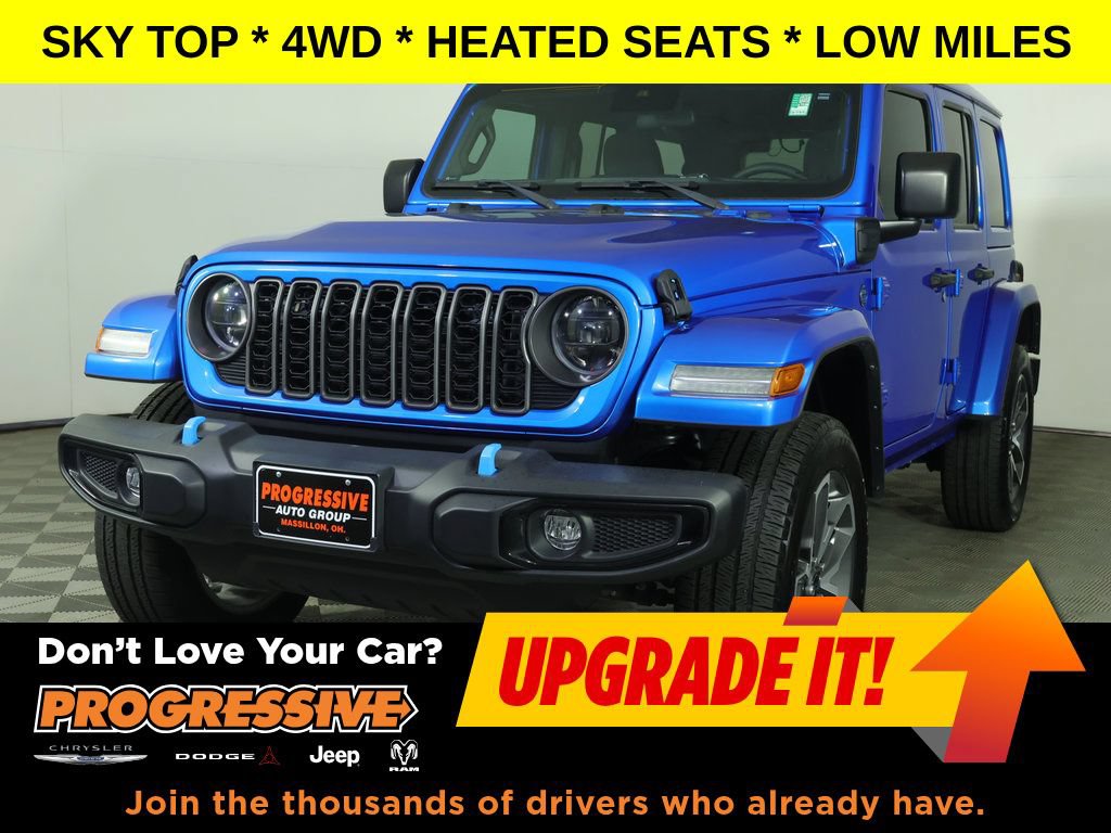 Certified 2024 Jeep Wrangler Unlimited w/ Convenience Group AWD/4WD video 1