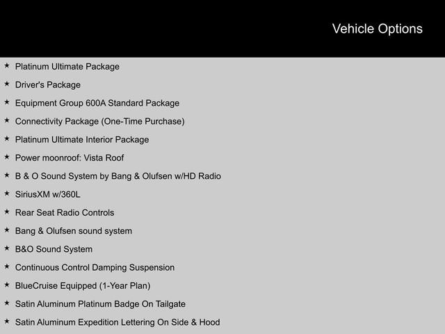 Used 2025 Ford Expedition Platinum w/ Platinum Ultimate Package AWD/4WD image 2