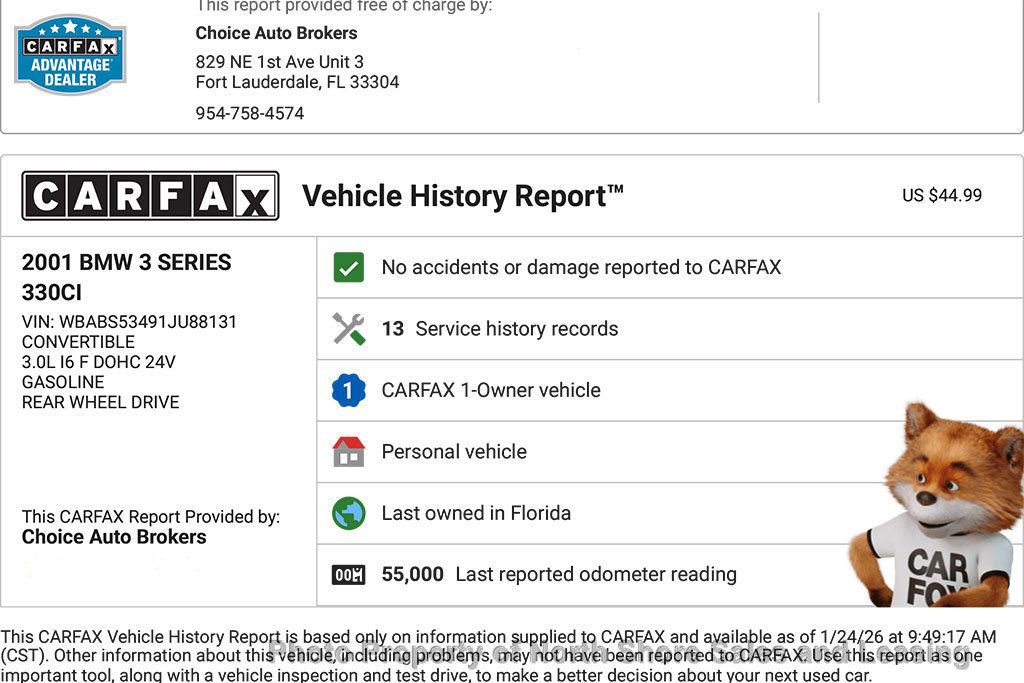 Used 2001 BMW 330Ci Convertible image 2