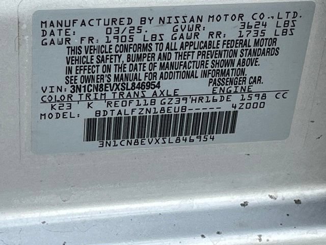 Used 2025 Nissan Versa SV FWD image 24
