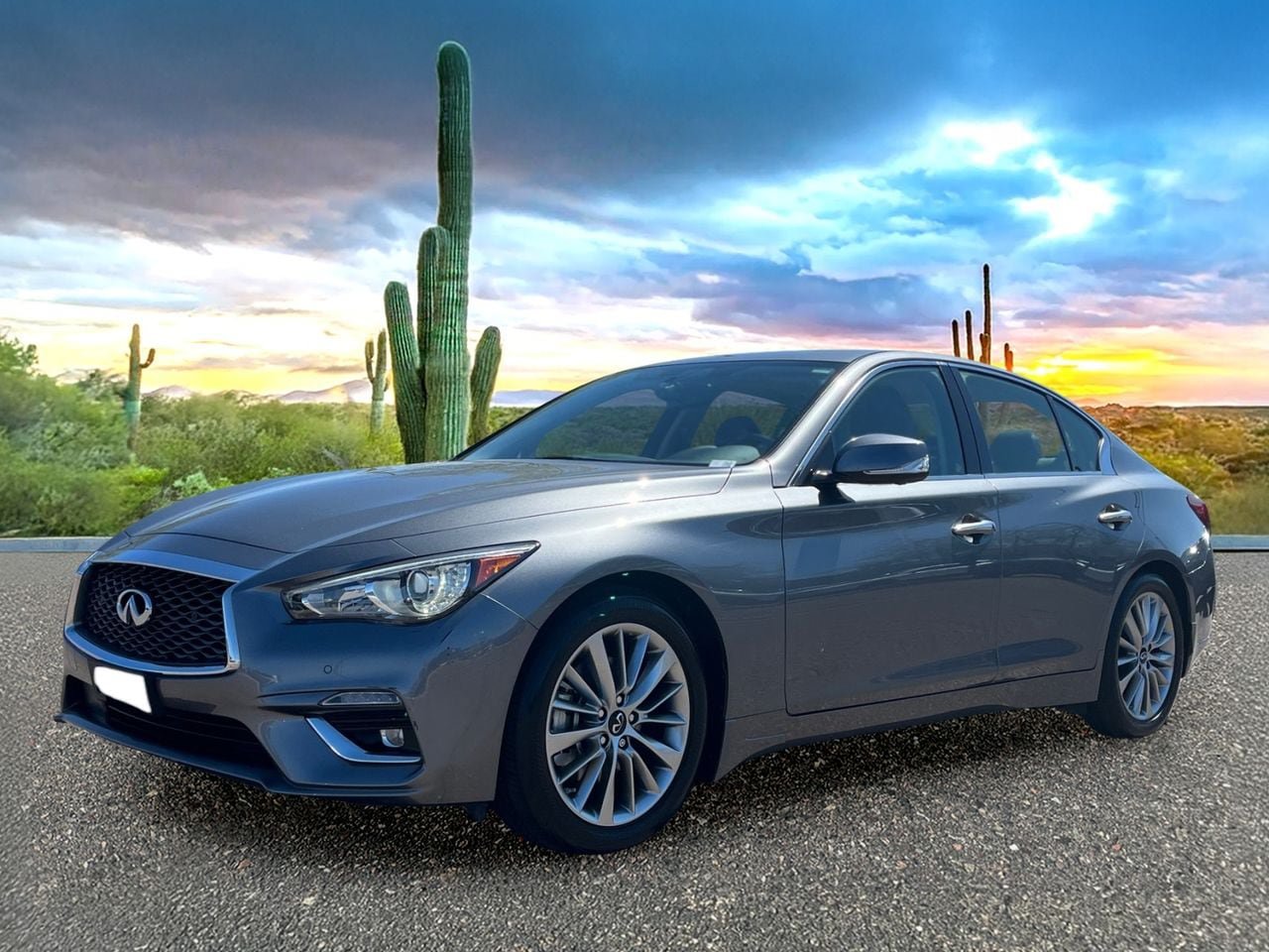 Certified 2023 INFINITI Q50 Luxe w/ Cargo Package RWD image 2