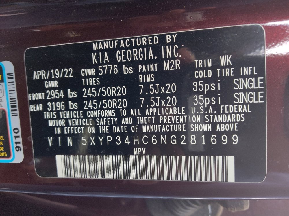 Used 2022 Kia Telluride EX w/ EX Premium Package image 33