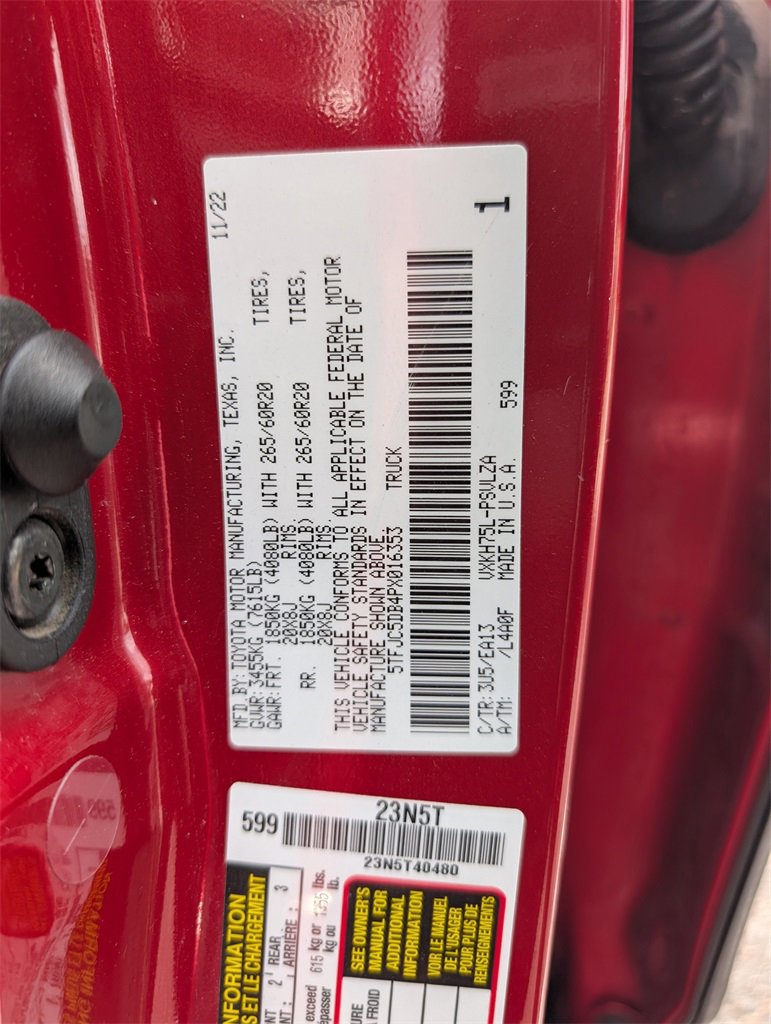 Used 2023 Toyota Tundra Limited image 29