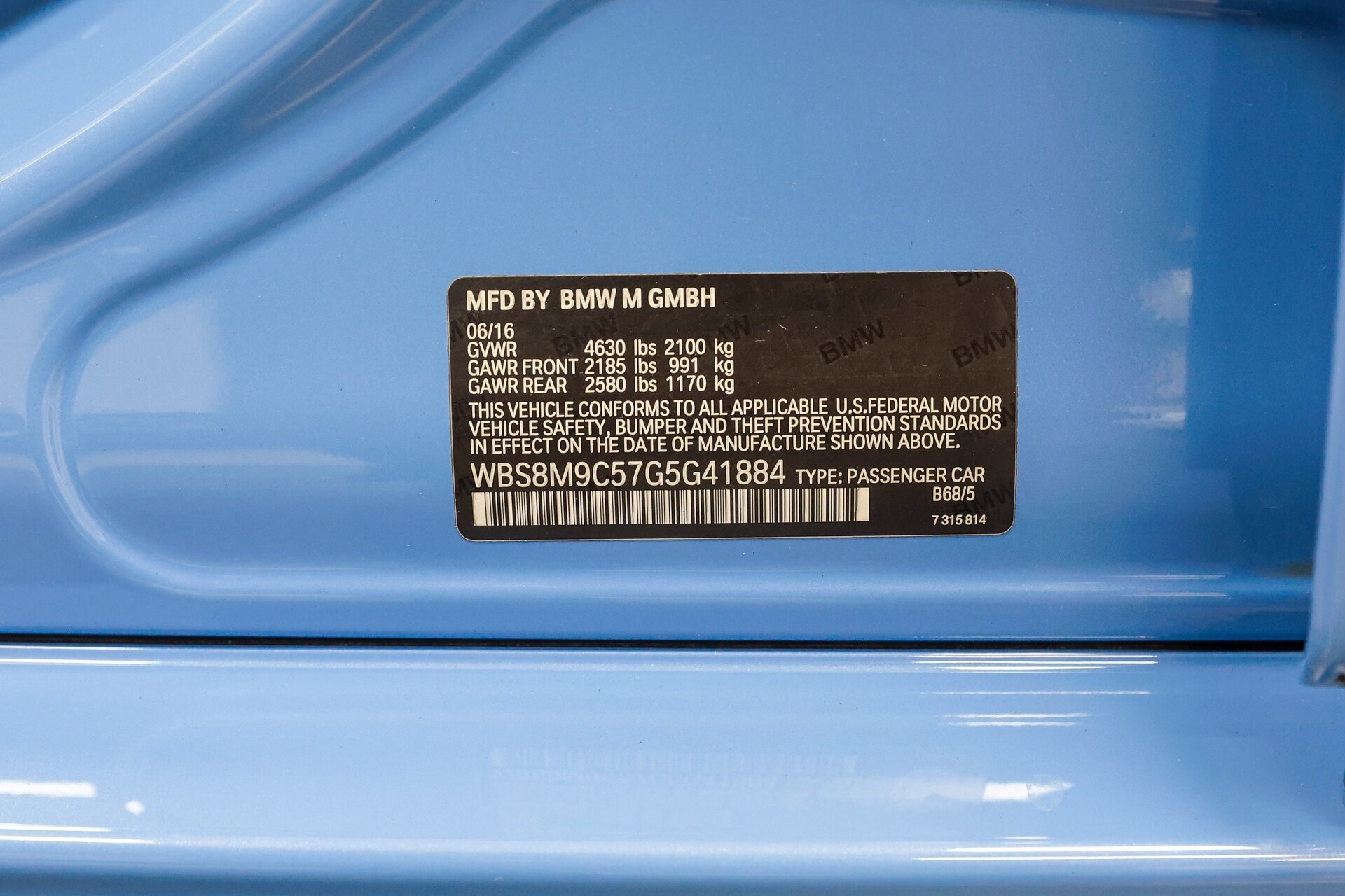 Used 2016 BMW M3 RWD image 43