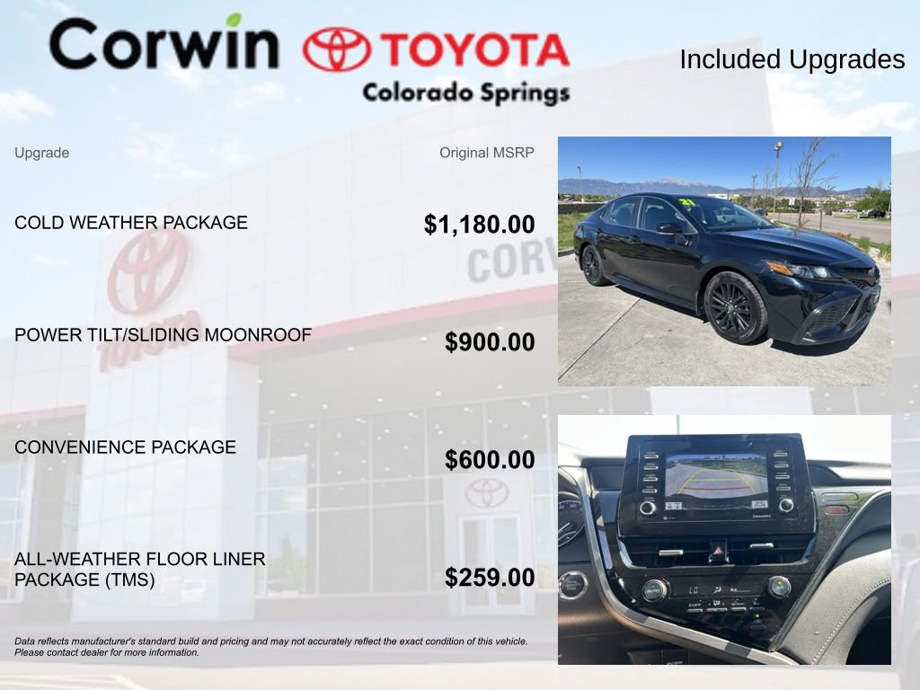 Used 2021 Toyota Camry SE w/ Cold Weather Package AWD/4WD image 4