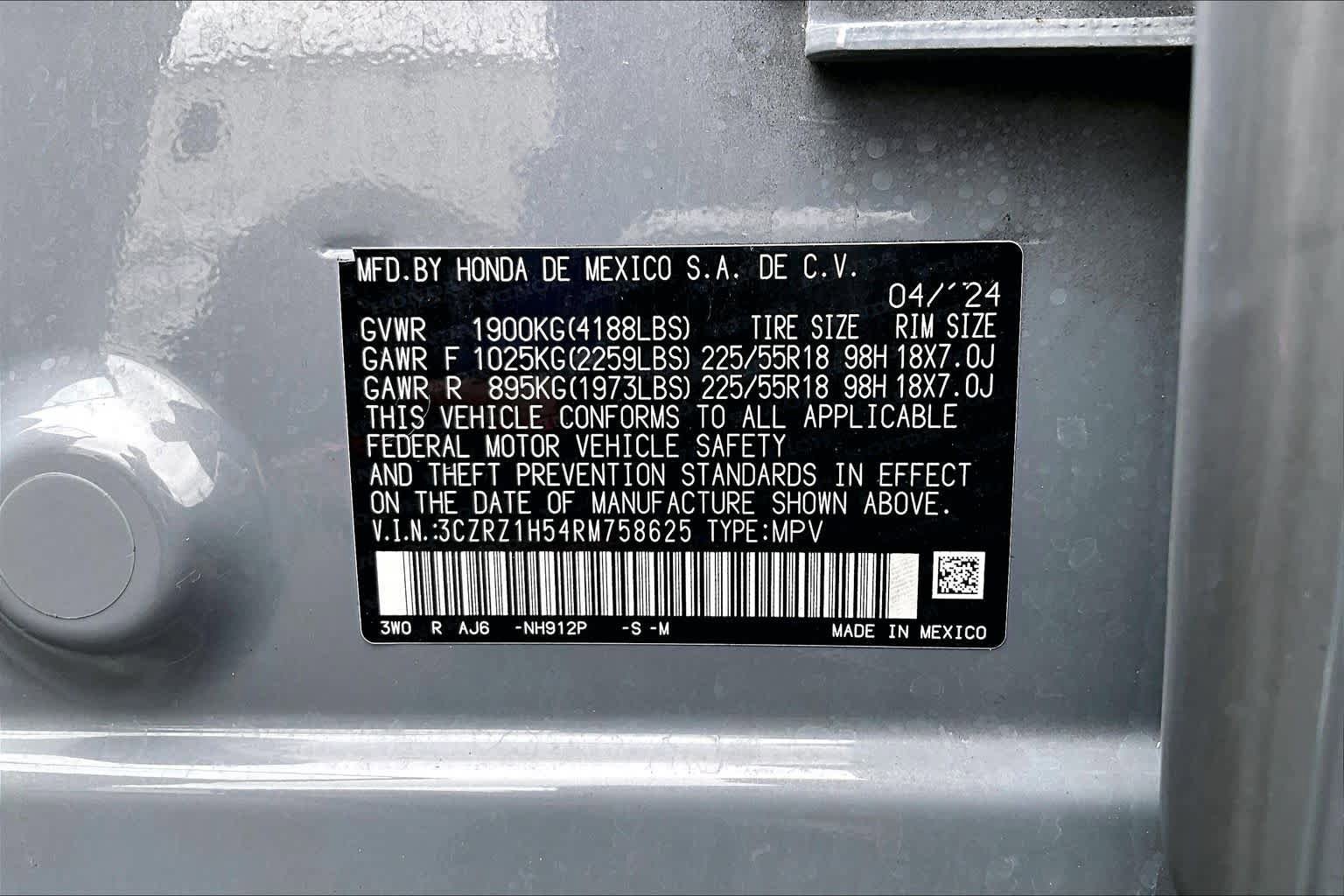 Used 2024 Honda HR-V Sport image 35