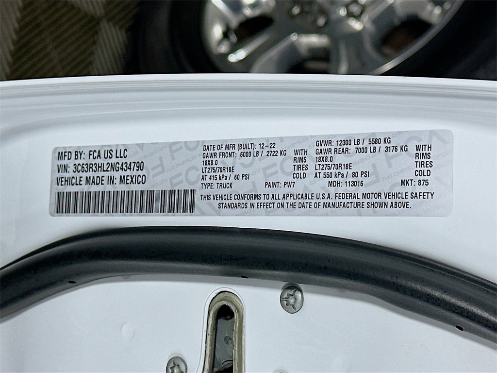 Used 2022 RAM 3500 Big Horn w/ Level A Equipment Group image 33