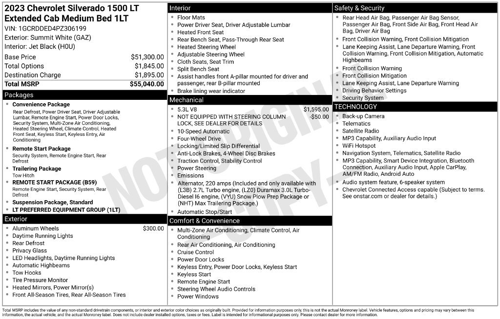 Certified 2023 Chevrolet Silverado 1500 LT AWD/4WD image 42
