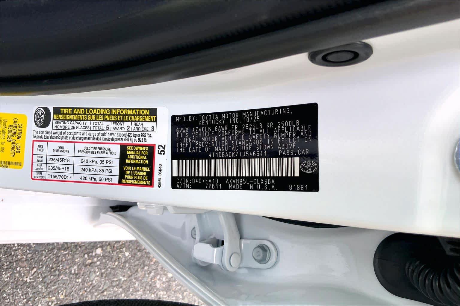 New 2026 Toyota Camry SE AWD/4WD image 22