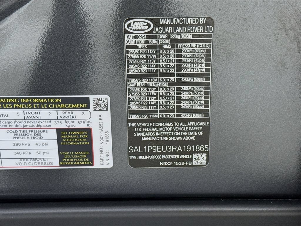 Used 2024 Land Rover Range Rover Sport SE AWD/4WD image 34