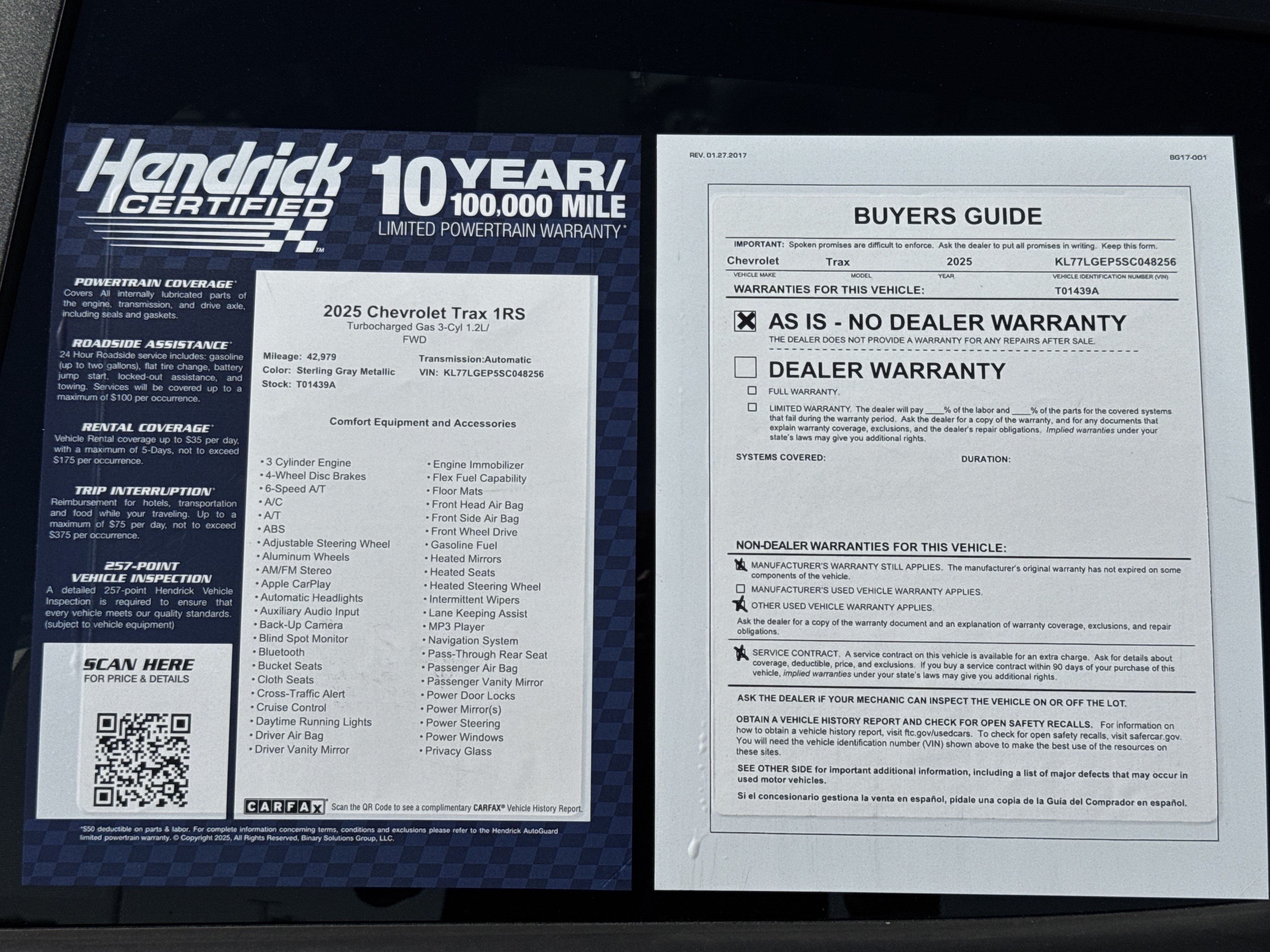 Used 2025 Chevrolet Trax RS w/ Driver Confidence Package FWD image 35