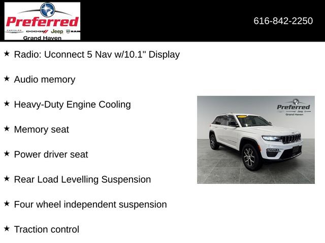 Used 2023 Jeep Grand Cherokee Limited w/ Trailer Tow Prep Group (B) AWD/4WD image 12