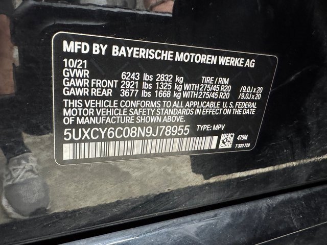 Used 2022 BMW X6 xDrive40i w/ M Sport Package image 30