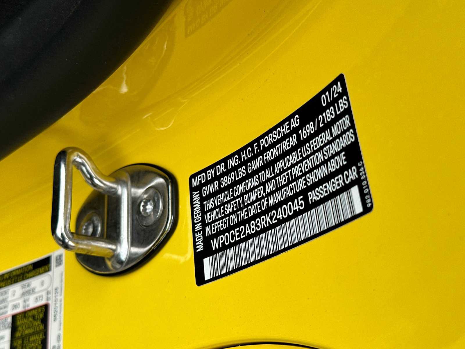 Certified 2024 Porsche 718 Boxster Spyder RS RWD image 25
