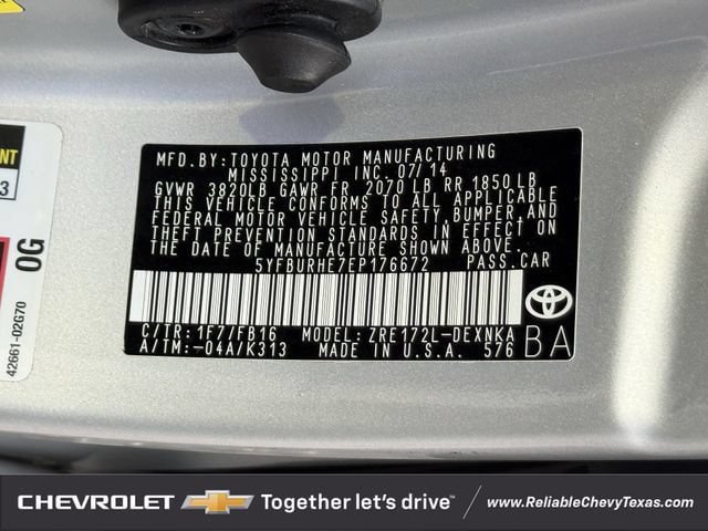 Used 2014 Toyota Corolla LE FWD image 32