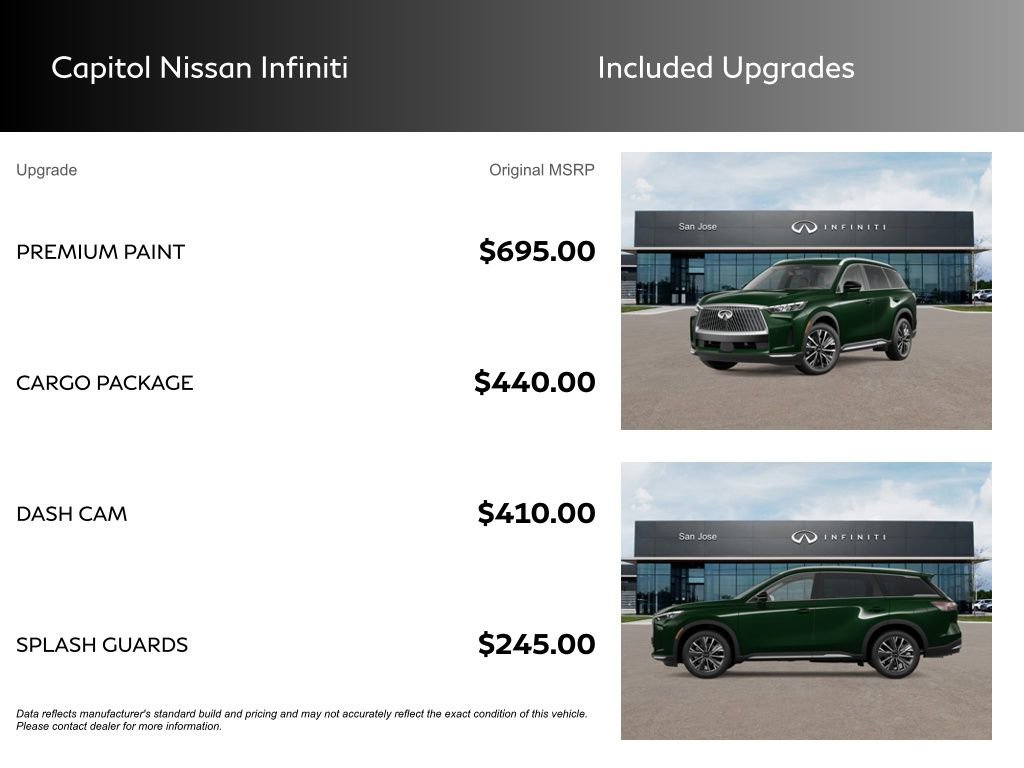 New 2026 INFINITI QX60 Luxe w/ Cargo Package image 3