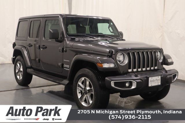 Used 2021 Jeep Wrangler Unlimited Sahara w/ Uconnect 4C Nav & Sound Group image 2