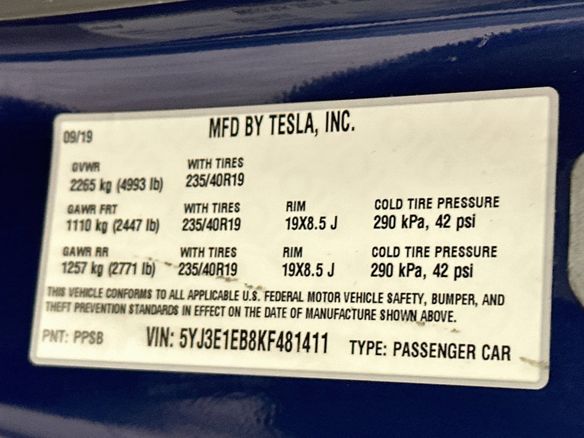 Used 2019 Tesla Model 3 Long Range AWD/4WD image 12