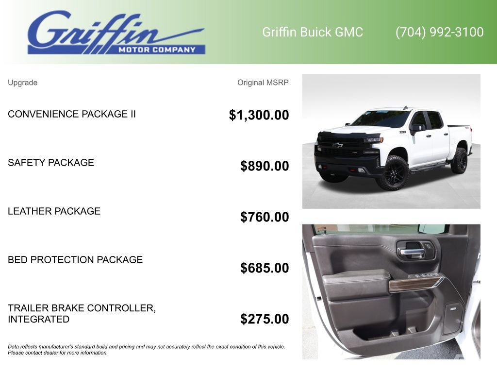 Certified 2021 Chevrolet Silverado 1500 LT Trail Boss w/ Convenience Package II AWD/4WD image 6