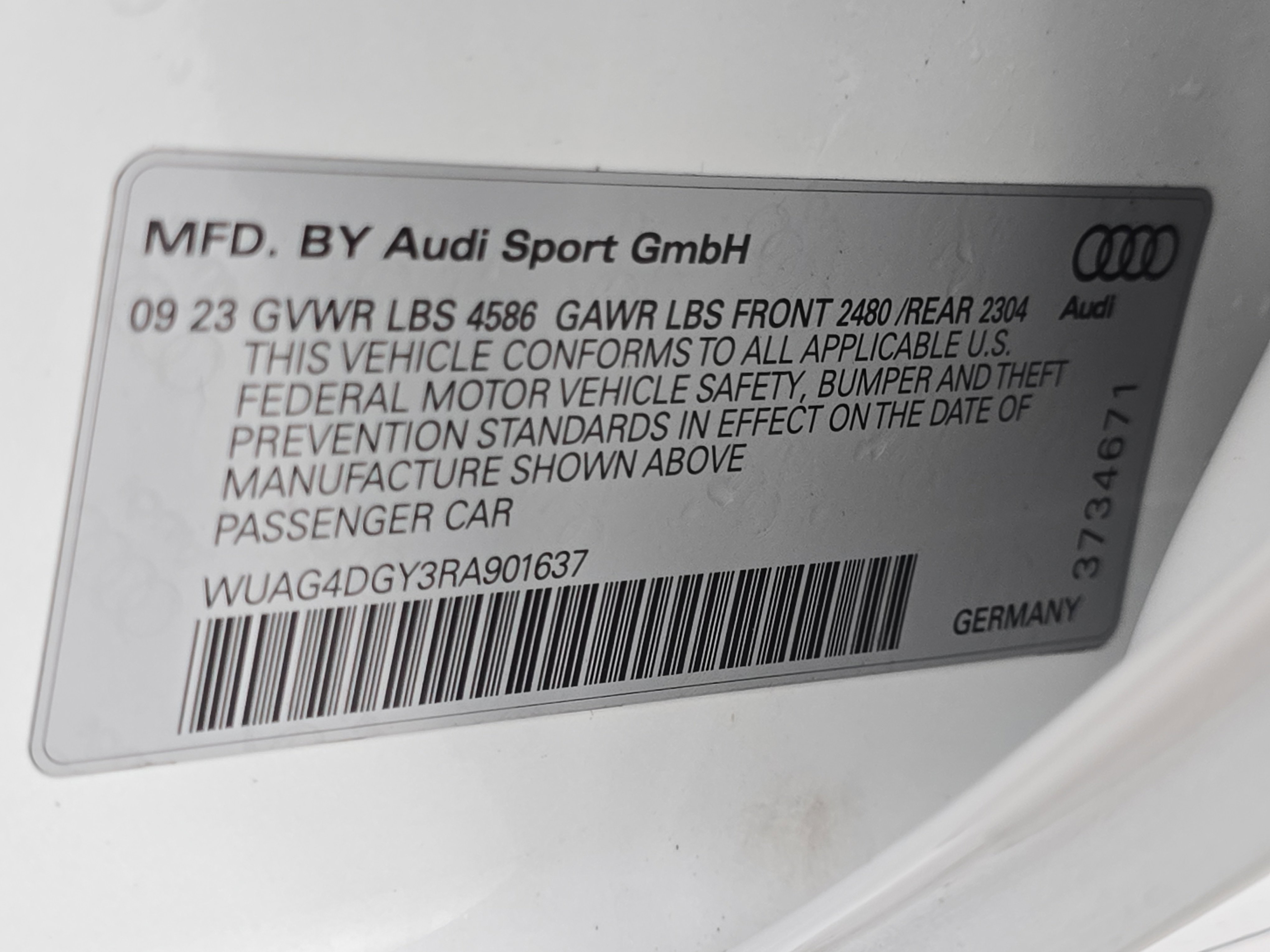 Used 2024 Audi RS 3 AWD/4WD image 35