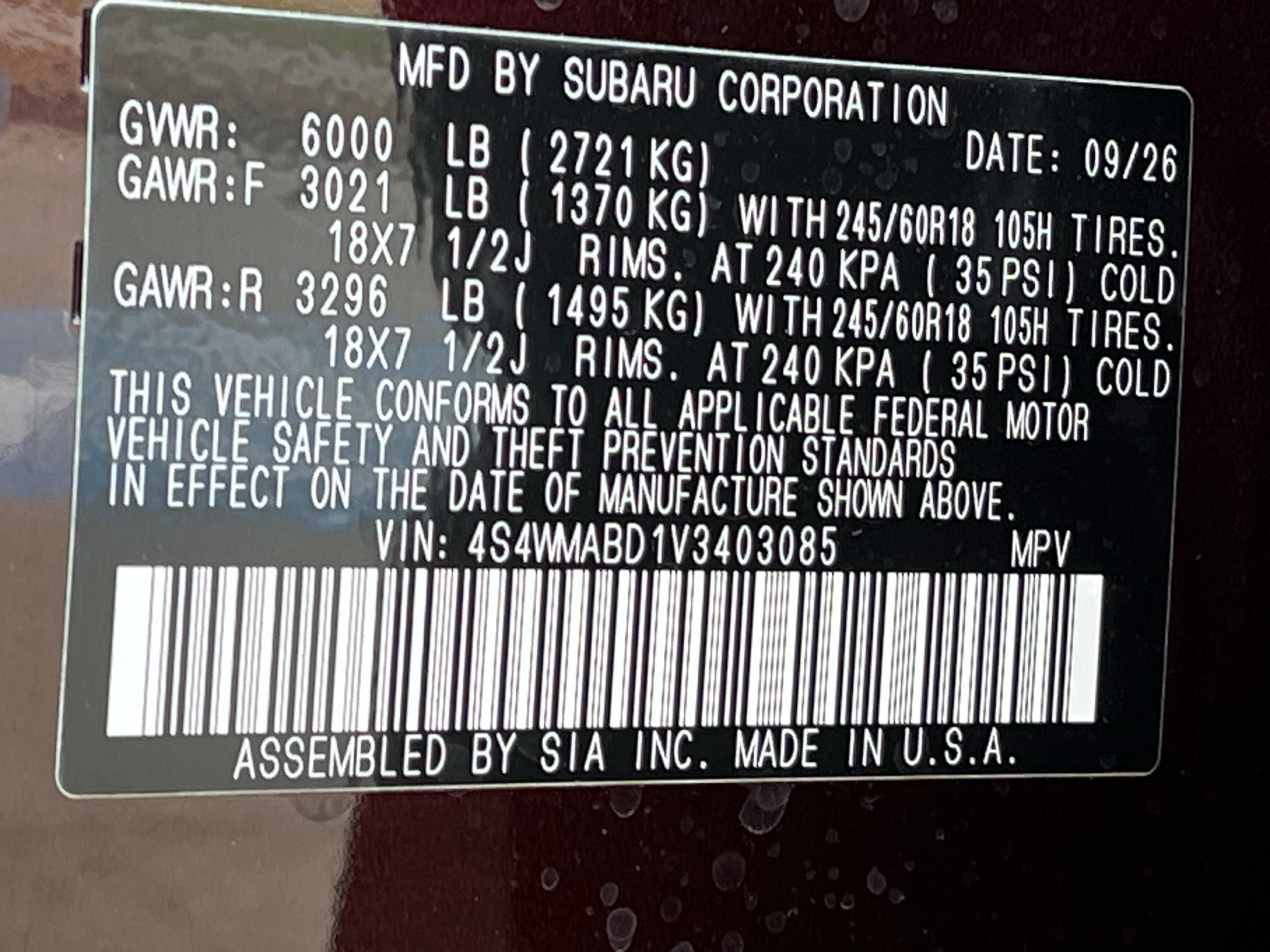 New 2027 Subaru Ascent Premium AWD/4WD image 27