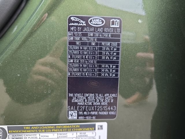 New 2026 Land Rover Defender 130 X-Dynamic SE image 35