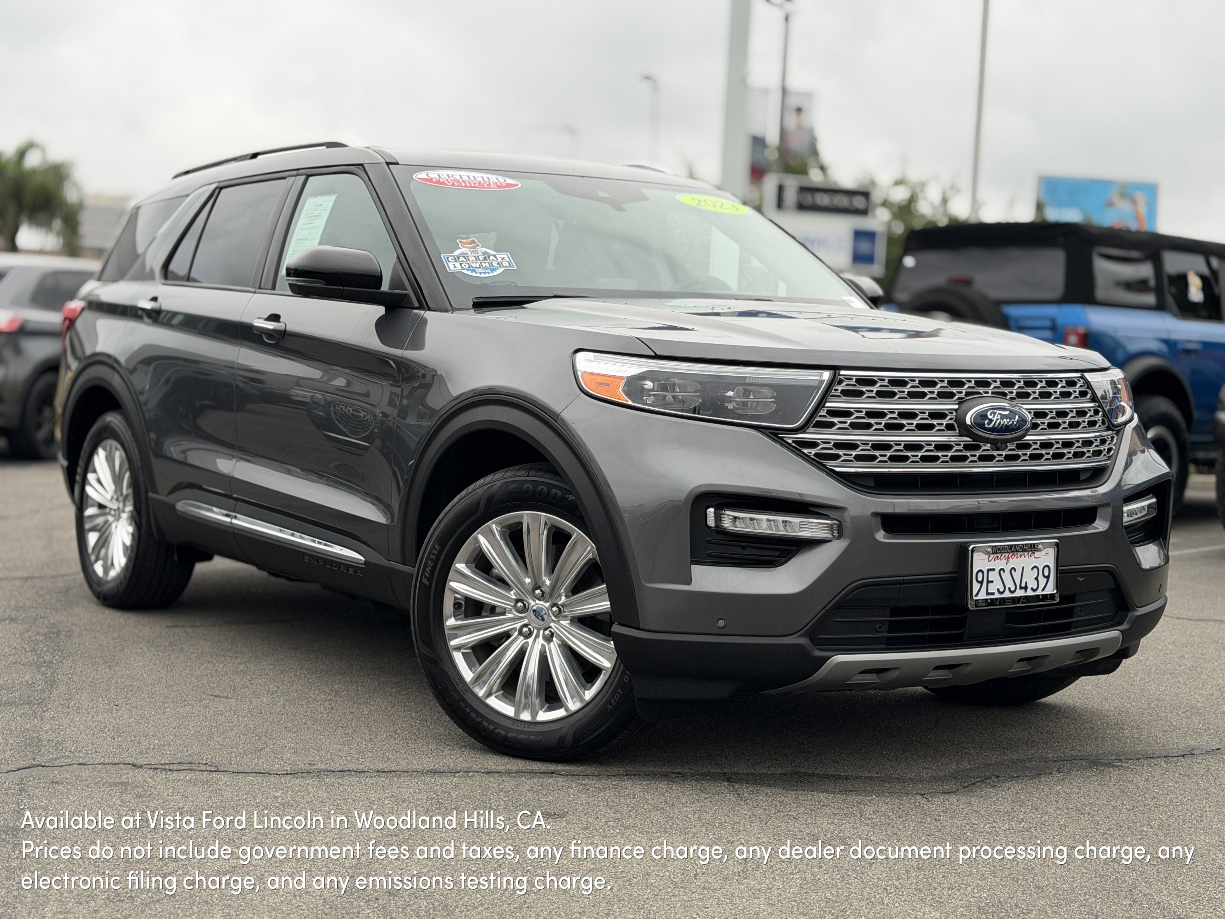 Certified 2023 Ford Explorer Limited w/ Hybrid Equipment Group 310A image 1