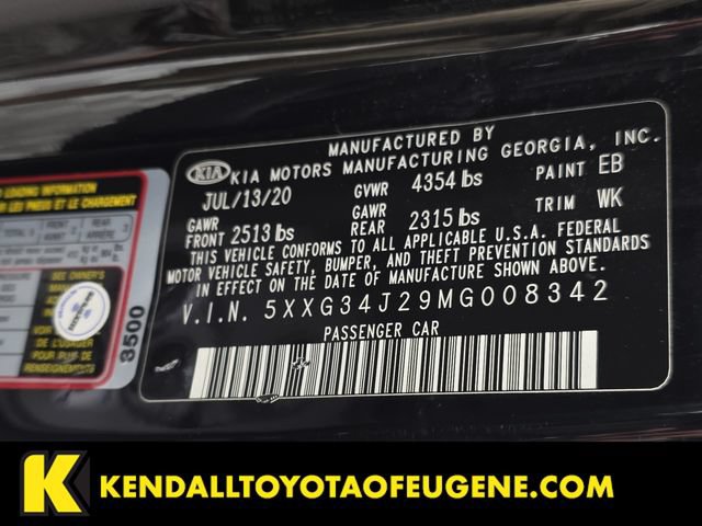 Used 2021 Kia K5 EX FWD image 10