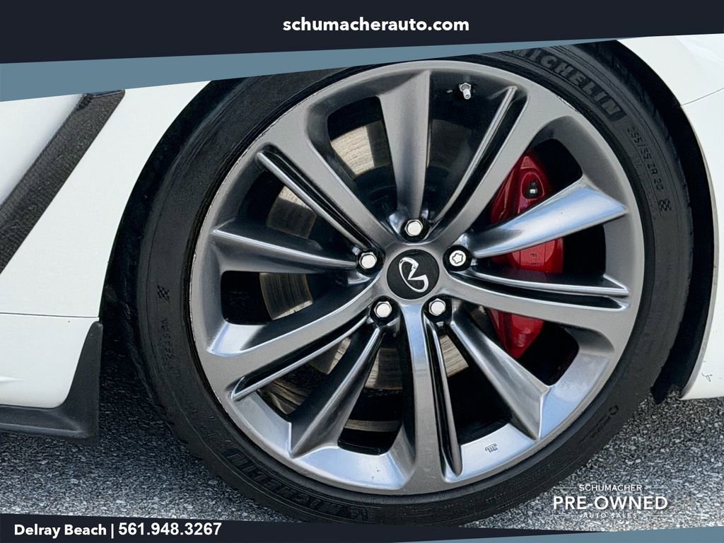 Used 2021 INFINITI Q60 Red Sport 400 w/ Carbon Fiber Package RWD image 9