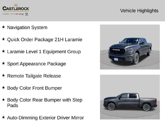 New 2026 RAM 1500 Laramie w/ Sport Appearance Package AWD/4WD image 2
