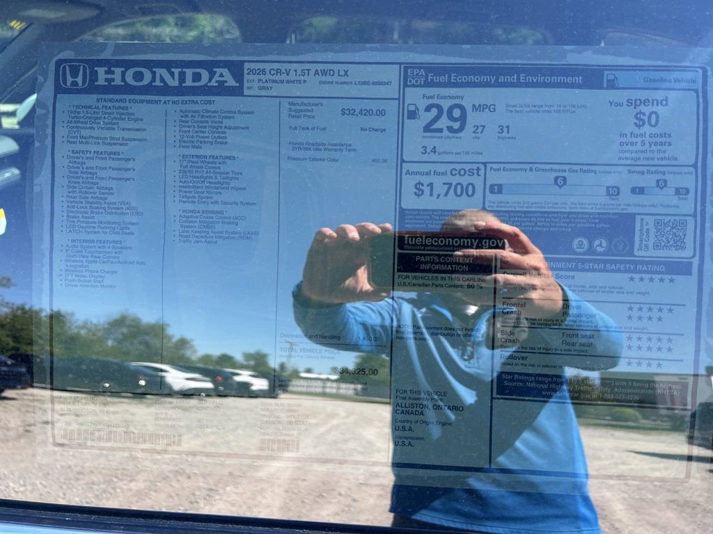 New 2026 Honda CR-V LX image 40
