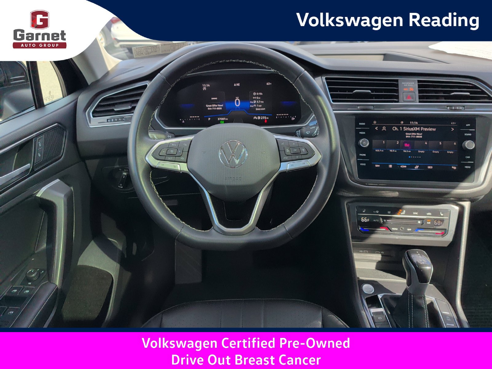 Certified 2023 Volkswagen Tiguan SE w/ Panoramic Sunroof Package FWD image 15