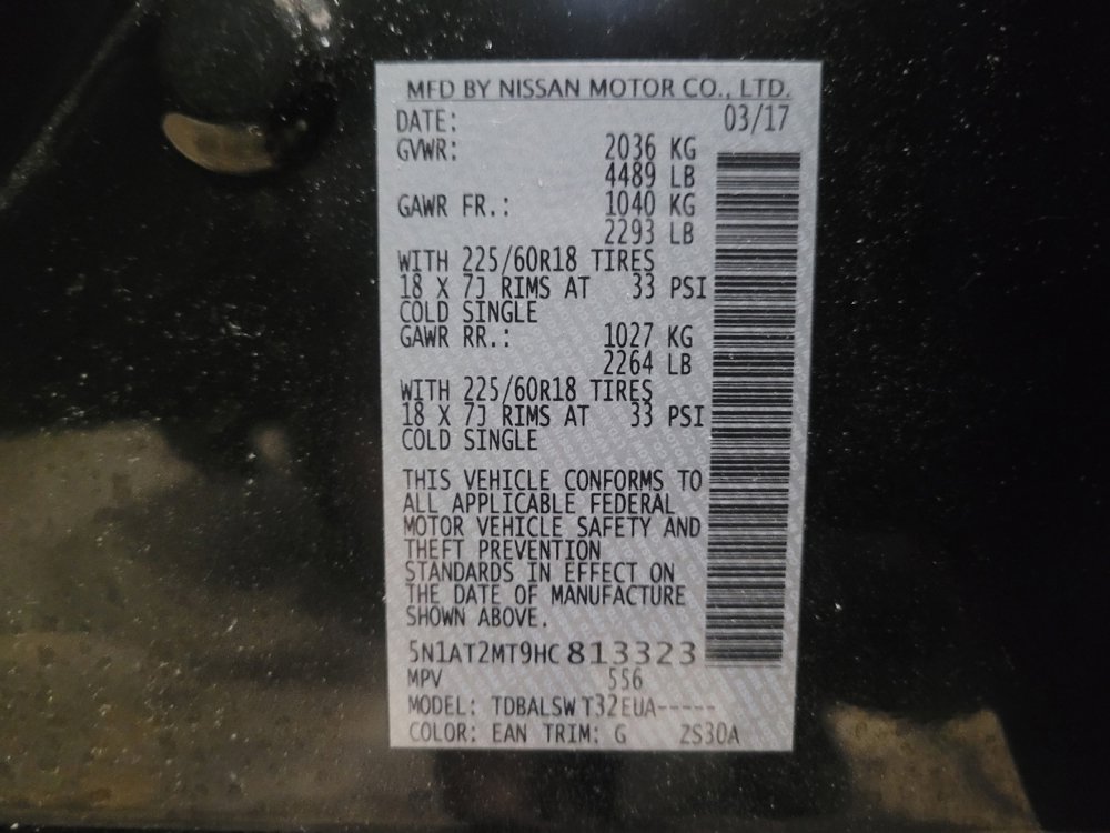 Used 2017 Nissan Rogue SL w/ SL Premium Package FWD image 33