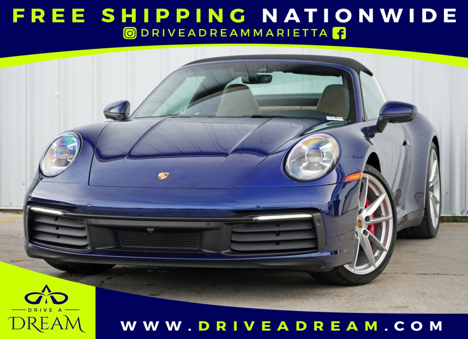 Used 2022 Porsche 911 Targa 4S w/ Premium Package
