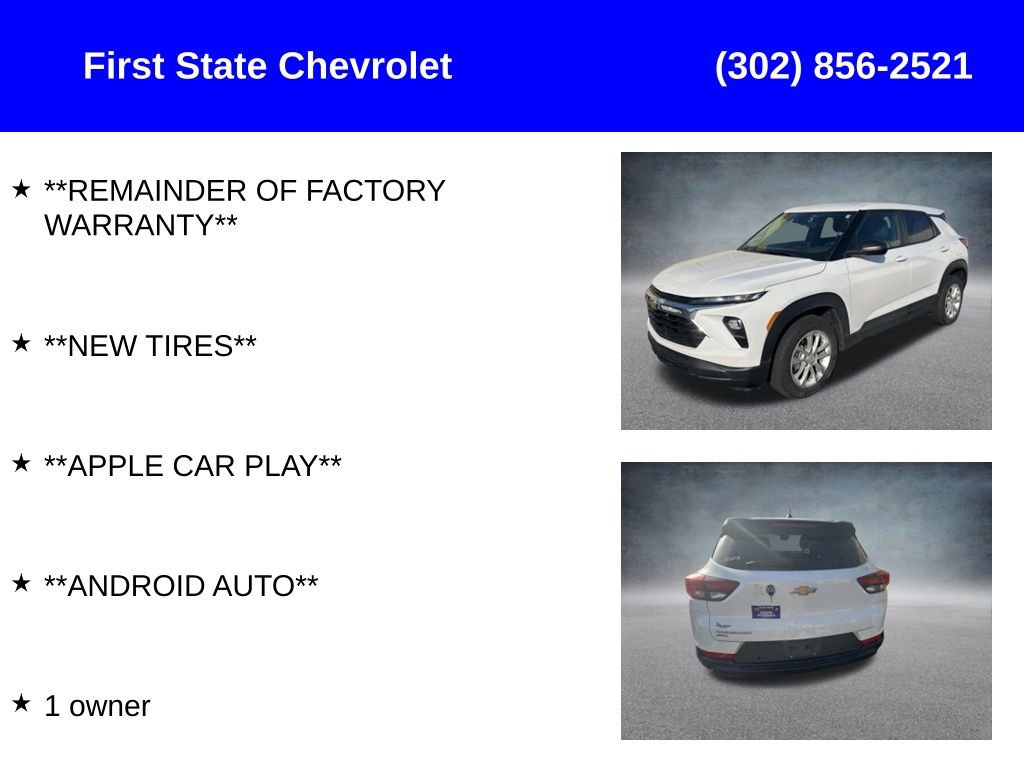 Used 2024 Chevrolet TrailBlazer LS w/ LS Convenience Package AWD/4WD image 2