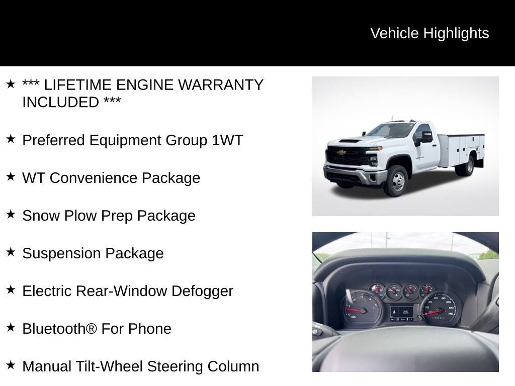 New 2025 Chevrolet Silverado 3500 W/T w/ WT Convenience Package image 2