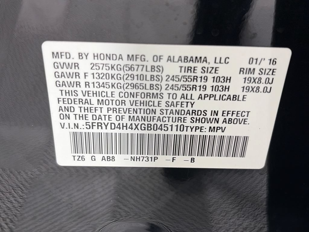 Used 2016 Acura MDX SH-AWD w/ Technology Package image 9