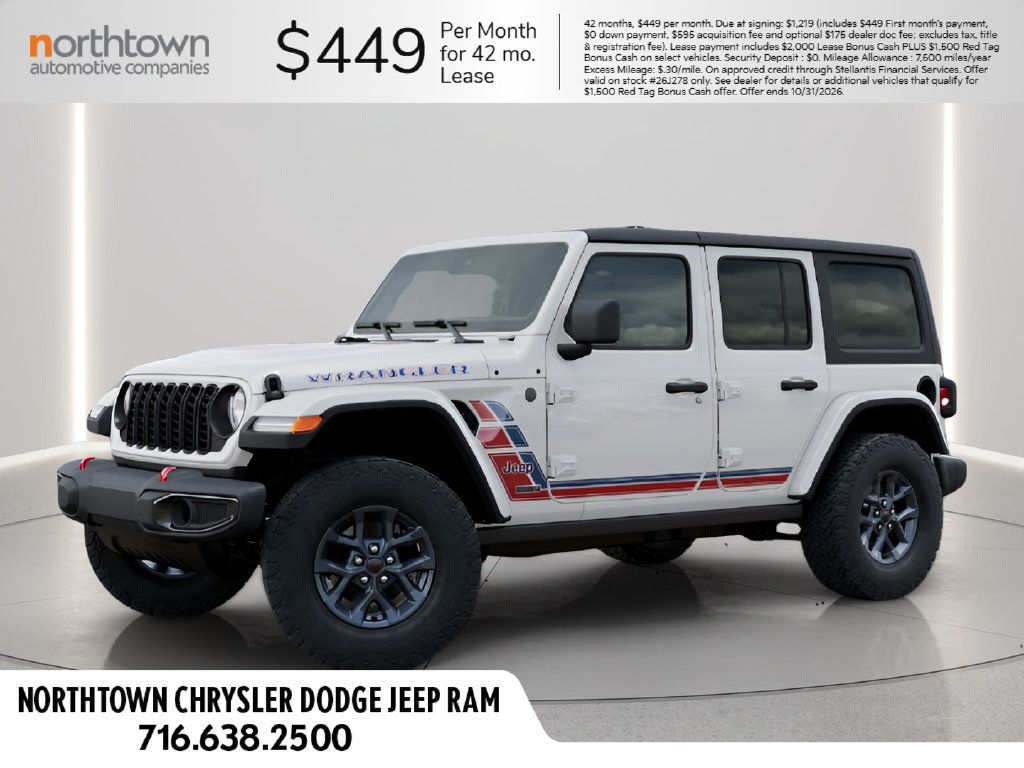 New 2026 Jeep Wrangler Unlimited Sport w/ Dual Top Group AWD/4WD image 2