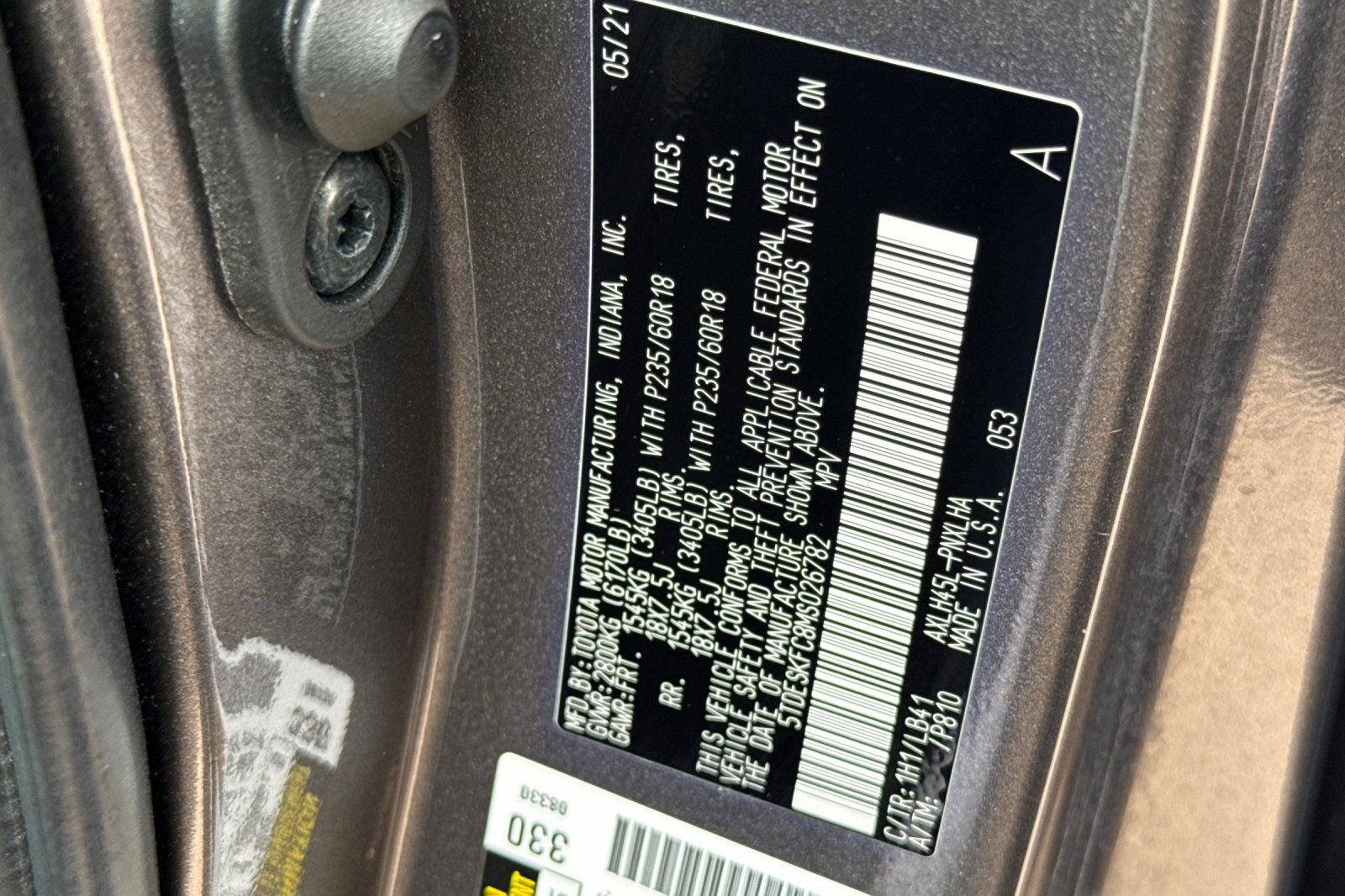 Certified 2021 Toyota Sienna Platinum image 35