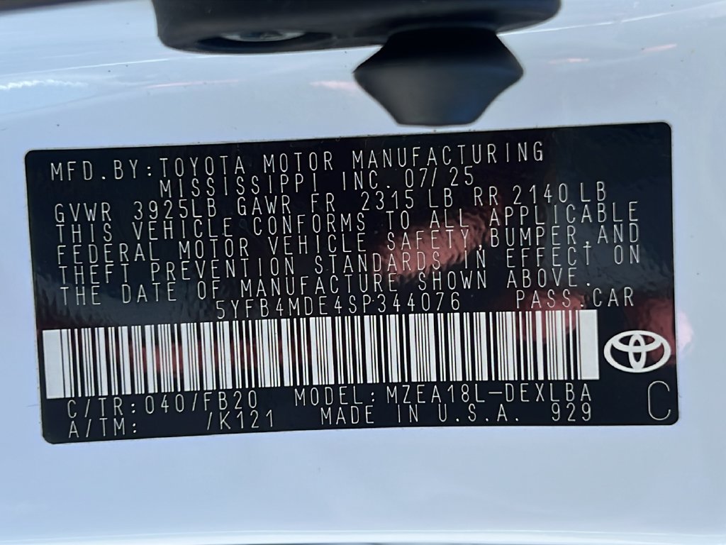 Used 2025 Toyota Corolla LE FWD image 22