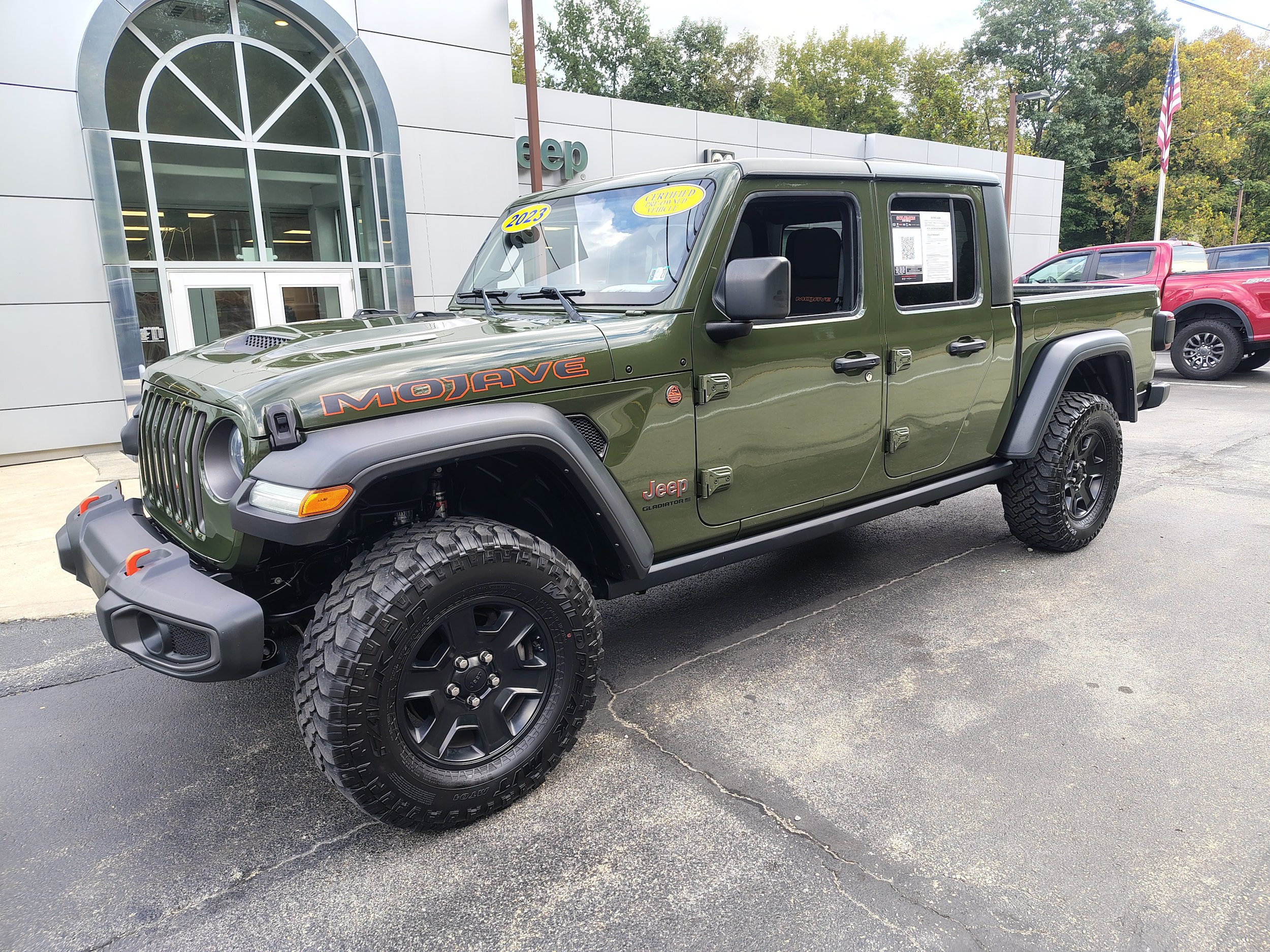 Certified 2023 Jeep Gladiator Mojave w/ LED Lighting Group AWD/4WD image 2