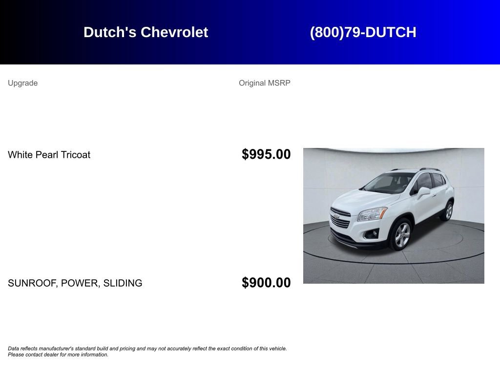 Used 2015 Chevrolet Trax LTZ AWD/4WD image 5