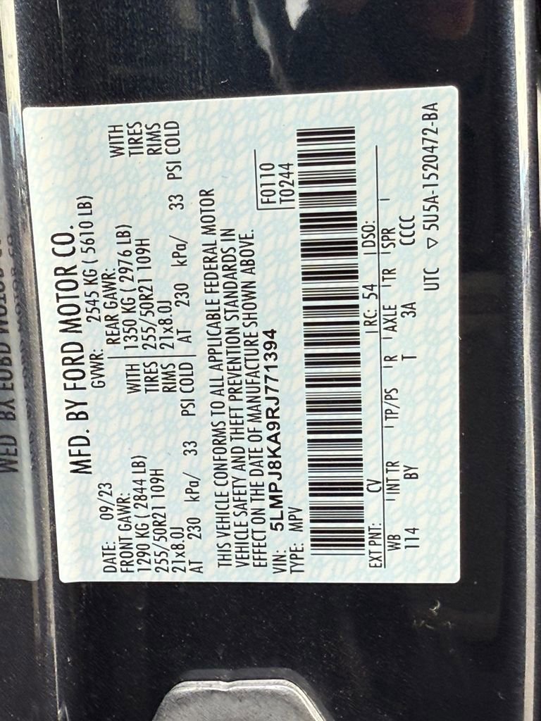 Used 2024 Lincoln Nautilus Reserve w/ Equipment Group 202A image 28