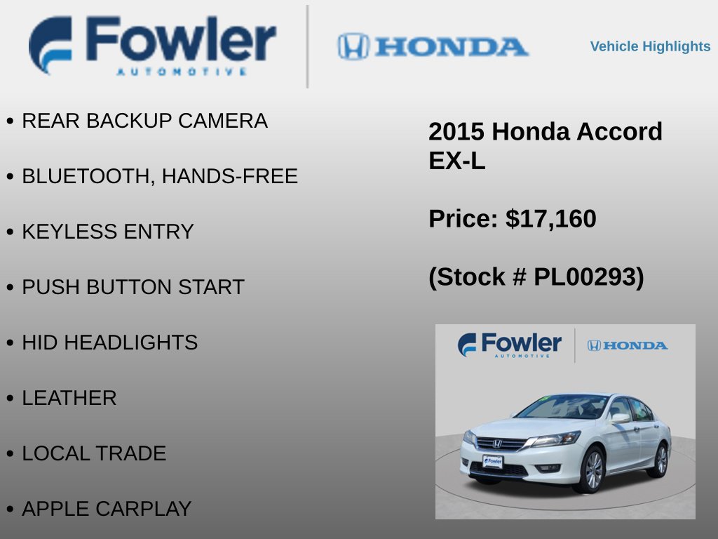 Used 2015 Honda Accord EX-L image 4
