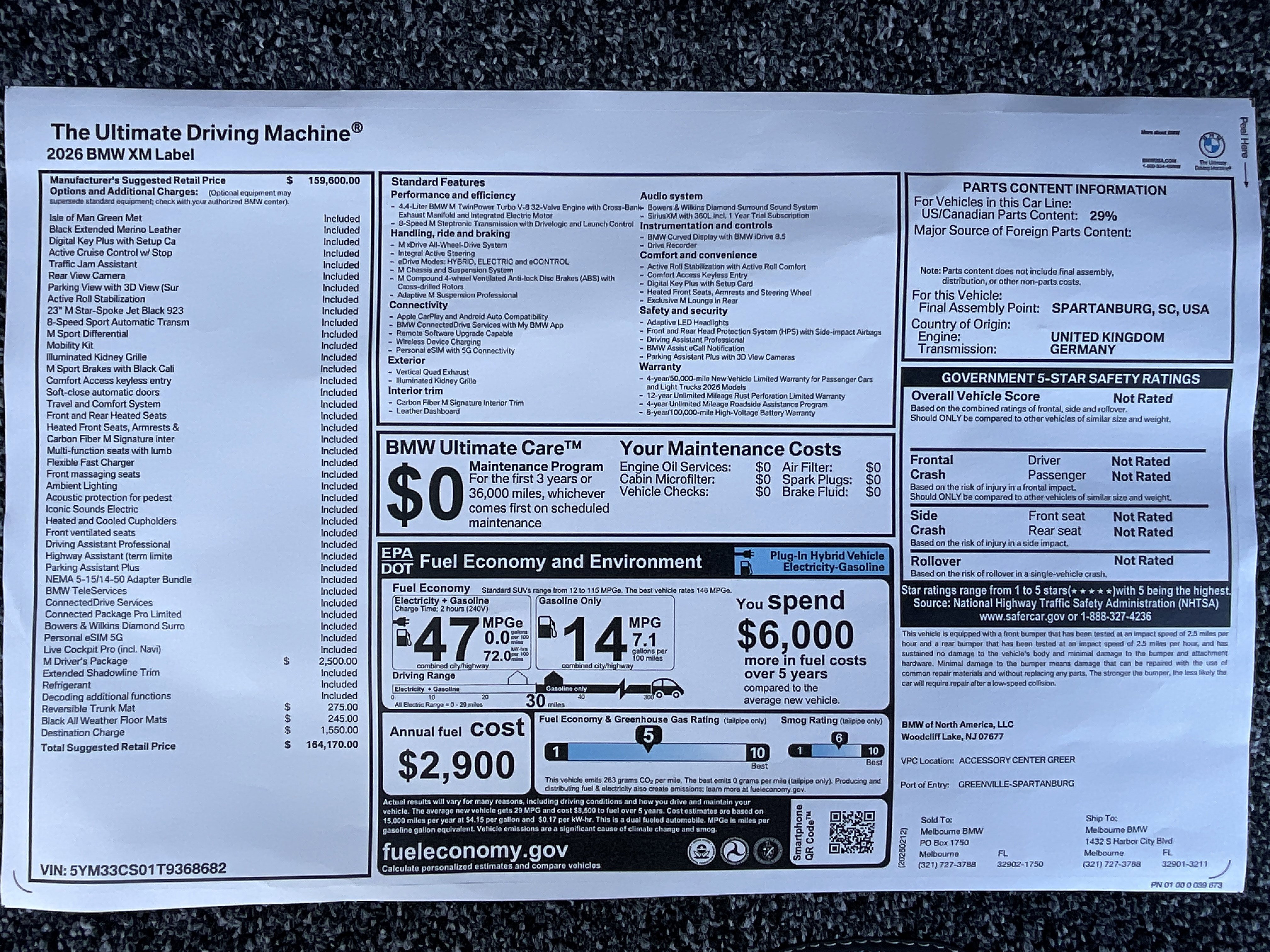 New 2026 BMW XM Label Red image 36