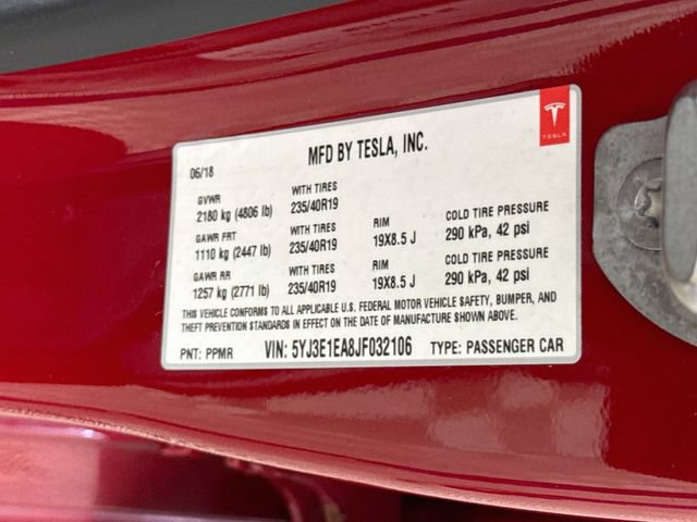 Used 2018 Tesla Model 3 Long Range RWD image 32